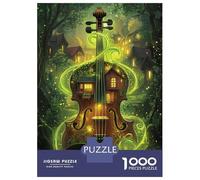 Rompecabezas De 1000 Piezas para Adultos Forest Melody Violin's Enchantment Rompecabezas para Adultos Juguetes Antiestrés Ensamblaje De Patrones Interacción Entre Padres E Hijos 70x50cm/1000pcs