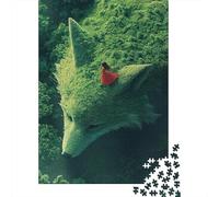 Rompecabezas De 1000 Piezas para Adultos Fox in Forest with Girl Rompecabezas para Adultos Juegos Relajantes Análisis Y Lógica Oferta como Regalos para Toda La Familia 52x38cm/1000pcs