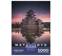 Rompecabezas De 1000 Piezas para Adultos Frozen Matsumoto Castle Rompecabezas para Adultos Juego Práctico Decoración del Hogar Difícil Y Desafiante 52x38cm/1000pcs