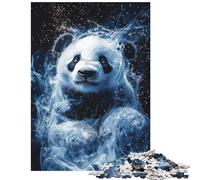 Rompecabezas de 1000 Piezas para Adultos Frozen Panda Mystique Rompecabezas para Adolescentes Vacaciones en casa Matar el Tiempo Ayudar a ejercitar el Cerebro cumpleaños (75x50cm)