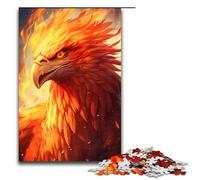 Rompecabezas de 1000 Piezas para Adultos: Fuego y relámpagos Hermoso águila. Un Juego desafiante. Una Obra de Arte. Apto para Adolescentes de 14 años en adelante. 1000 Piezas (75 x 50 cm).