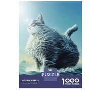 Rompecabezas De 1000 Piezas para Adultos Funny Fat Cat Rompecabezas para Adultos Juegos Divertidos Pero Divertidos Y Humorísticos Desafiantes De Completar 52x38cm/1000pcs