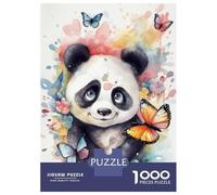 Rompecabezas De 1000 Piezas para Adultos Funny Little Panda Bear Rompecabezas para Adultos Juego De Ingenio Patrón De Ensamblaje Oferta como Regalo para Toda La Familia 52x38cm/1000pcs