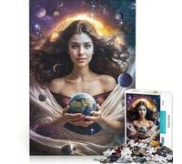 Rompecabezas de 1000 Piezas para Adultos Gaia, Madre del Universo Juegos Divertidos para ejercitar la Mente y Las Manos Toda la Familia 38x26cm