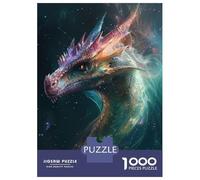 Rompecabezas De 1000 Piezas para Adultos Galactic Dragon Rompecabezas para Adultos Juego Práctico Decoración De Pared Gran Regalo para Los Amantes De Los Juegos 38x26cm/1000pcs