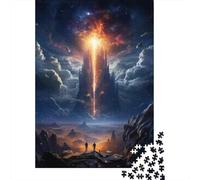 Rompecabezas De 1000 Piezas para Adultos Galactic Gateway Awe-Inspiring Cosmic Portal Rompecabezas Juguete Decoración De Pared Difícil Difícil Cumpleaños Y Navidad 52x38cm/1000pcs