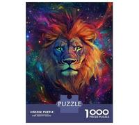 Rompecabezas De 1000 Piezas para Adultos Galactic Lion Majesty -5 Rompecabezas para Adultos Juegos Divertidos Una Obra De Arte Oferta como Regalos para Toda La Familia 38x26cm/1000pcs