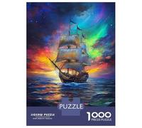 Rompecabezas De 1000 Piezas para Adultos Galactic Sail Voyage -3 Rompecabezas para Adultos Juegos De Relajación Desafío Difícil Ayuda A Ejercitar El Cerebro 70x50cm/1000pcs