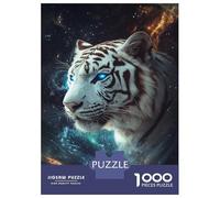 Rompecabezas De 1000 Piezas para Adultos Galactic Tiger Majesty Rompecabezas Práctico Juego Decoración del Hogar Cumpleaños Y Navidad 70x50cm/1000pcs