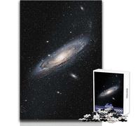 Rompecabezas de 1000 Piezas para Adultos, Galaxia de Andrómeda en el Espacio Estrellado, Juegos educativos, Regalo antiestrés para cumpleaños, tamaño 38x26cm