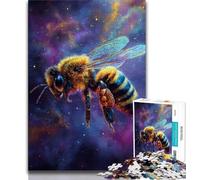 Rompecabezas de 1000 Piezas para Adultos Galaxy Bee, Ayuda a ejercitar el Cerebro, Juguetes adictivos para Cultivar la Paciencia, decoración, 75x50cm