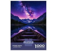 Rompecabezas De 1000 Piezas para Adultos Galaxy Reflections & Mountain Calm Rompecabezas para Adultos Juegos Relajantes Regalos para Mujeres Desafiantes para Completar 52x38cm/1000pcs