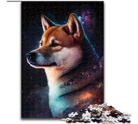 Rompecabezas de 1000 Piezas para Adultos Galaxy Shiba Inu Puzzles para Adultos Decoración artística DIY Perfecta o Regalo de cumpleaños tamaño 26x38cm