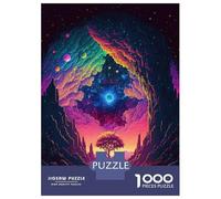 Rompecabezas De 1000 Piezas para Adultos Galaxy Tree Rompecabezas para Adultos Juegos Divertidos Análisis Y Lógica Regalos para Amigos Y Familiares 52x38cm/1000pcs