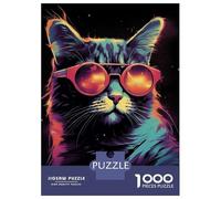 Rompecabezas De 1000 Piezas para Adultos Gaming Cat Gamer Rompecabezas para Adultos Juegos Divertidos Análisis Y Lógica Oferta como Regalos para Toda La Familia 70x50cm/1000pcs