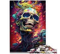 Rompecabezas de 1000 piezas para adultos gángsters Zombies Anti-Stress 26 x 38 cm decoración interior única y regalos para adolescentes de 14 años y más