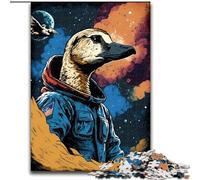 Rompecabezas de 1000 Piezas para Adultos Ganso en el Espacio, Rompecabezas de 1000 Piezas para Adultos y Adolescentes, Juego Interactivo Familiar, Regalo de desafío, tamaño 50x75cm