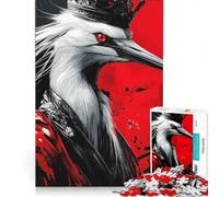 Rompecabezas de 1000 Piezas para Adultos Garza coronando al Rey Garza, Juego Educativo, desafiante para completar, Ideal para cumpleaños y Navidad 50x75cm
