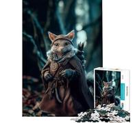 Rompecabezas de 1000 Piezas para Adultos Gato Antiguo en un Bosque Juguetes adictivos para Cultivar la Paciencia Juego práctico Un desafío difícil Regalo de cumpleaños (Tamaño 38x52cm)