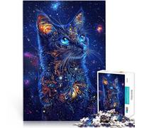 Rompecabezas de 1000 Piezas para Adultos Gato Juguetes adictivos Que desafían la Inteligencia Cerebral Mejorar el Amor Entre Parejas 38x26cm