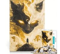 Rompecabezas de 1000 Piezas para Adultos Gato místico espíritu Animal Juegos educativos difícil y desafiante 50x75cm