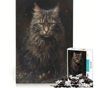 Rompecabezas de 1000 Piezas para Adultos Gato Persa Imaginario Juguetes para armar Mejora la Memoria cumpleaños y Navidad 38x52cm
