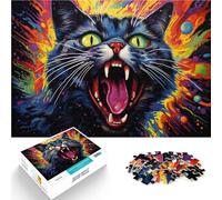 Rompecabezas de 1000 piezas para adultos, gatos exóticos, juego práctico de 14.95 x 20.47 pulgadas, lista de deseos de Navidad con Papá Noel