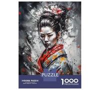 Rompecabezas De 1000 Piezas para Adultos Geisha 3 of 4 Rompecabezas Práctico Juego Decoración del Hogar Cumpleaños Y Navidad 52x38cm/1000pcs