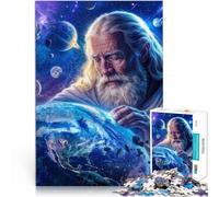 Rompecabezas de 1000 Piezas para Adultos Génesis Hecho de Madera para y a Partir de 14 años Juego Intelectual Regalo Divertido para la Familia tamaño：50x75cm