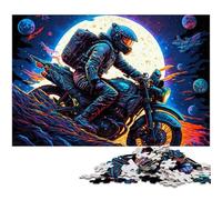 Rompecabezas de 1000 Piezas para Adultos, Genial Rompecabezas de cartón de Motocicleta, Ideal para Enamorados, Navidad, Año Nuevo, San Valentín 26x38cm/10,23x14,96 Pulgadas