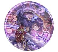 Rompecabezas de 1000 Piezas para Adultos Genshin Impact Raiden Shogun, Rompecabezas Redondo de 1000 Piezas, Regalo, Actividad educativa para Mejorar Las Habilidades cognitivas, 67,5 x 67,5 cm