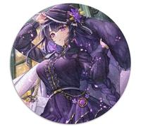 Rompecabezas de 1000 Piezas para Adultos Genshin Impact Raiden Shogun,Rompecabezas Redondos de 1000 Piezas para Adultos,Adolescentes y familias,decoración DIY desafío Mental,67,5 x 67,5 cm