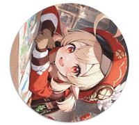 Rompecabezas de 1000 Piezas para Adultos Genshin Impact, Rompecabezas Redondo de 1000 Piezas, Regalo, Actividad educativa para Mejorar Las Habilidades cognitivas, 67,5 x 67,5 cm