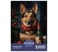 Rompecabezas De 1000 Piezas para Adultos German Shepherd Love Art Rompecabezas para Adultos Juegos Familiares Regalo De Cumpleaños Cumpleaños Y Navidad 70x50cm/1000pcs