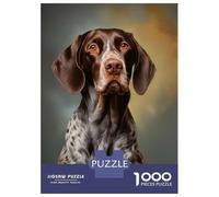 Rompecabezas De 1000 Piezas para Adultos German Shorthaired Pointer Rompecabezas para Adultos Juegos Familiares Pero Divertidos Y Humorísticos Regalo De Cumpleaños, Regalos, 52x38cm/1000pcs