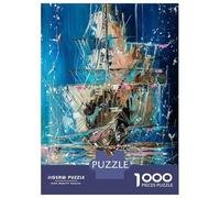 Rompecabezas De 1000 Piezas para Adultos Ghost Ship Rompecabezas para Adultos Juego Práctico Decoración del Hogar Regalos De Cumpleaños Y Únicos 70x50cm/1000pcs