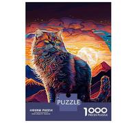 Rompecabezas De 1000 Piezas para Adultos Giant Persian Cat Rompecabezas para Adultos: Análisis Práctico del Juego Y Lógica, Toda La Familia 52x38cm/1000pcs