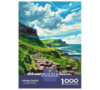 Rompecabezas De 1000 Piezas para Adultos Giants Causeway Northern Ireland Landscape Art Rompecabezas Juego De Ingenio Carrera De Velocidad De Manos Interacción Entre Padres E Hijos 70x50cm/1000pcs