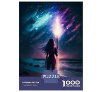 Rompecabezas De 1000 Piezas para Adultos Girls Light Beach Rompecabezas Juego Familiar para La Diversión Familiar Oferta como Regalo para Toda La Familia 38x26cm/1000pcs