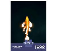 Rompecabezas De 1000 Piezas para Adultos Glowing Koi Fish Dark Pond Rompecabezas para Adultos Juegos Familiares Desafío Difícil para Cumpleaños, Navidad 70x50cm/1000pcs