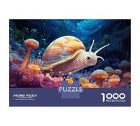 Rompecabezas De 1000 Piezas para Adultos Glowing Sea Snail Rompecabezas para Adultos Juegos De Relajación Desafío Difícil Ayuda A Ejercitar El Cerebro 38x26cm/1000pcs