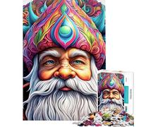 Rompecabezas de 1000 Piezas para Adultos Gnomo Dragón Fractal Juego de ingenio para Adultos antiestrés e interacción Entre Padres e Hijos (Tamaño 38x26cm)