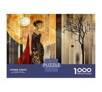 Rompecabezas De 1000 Piezas para Adultos Goddess of The Moon Rompecabezas para Adultos Juegos De Relajación Regalo De Cumpleaños Interacción Entre Padres E Hijos 70x50cm/1000pcs