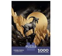 Rompecabezas De 1000 Piezas para Adultos Gold X Mountain Goat Rompecabezas para Adolescentes Juguete Decoración De Pared Alivio del Estrés 70x50cm/1000pcs
