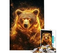 Rompecabezas de 1000 Piezas para Adultos Golden Bear Radiance Family Games Toys Educational Games Secret Santa Gifts Home Decoration (tamaño 38x52cm)