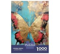Rompecabezas De 1000 Piezas para Adultos Golden Butterfly Rompecabezas para Adultos Juegos Familiares Pero Regalos Divertidos Y Humorísticos para Amigos Y Familiares 52x38cm/1000pcs
