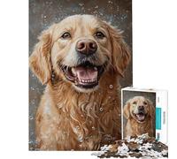 Rompecabezas de 1000 Piezas para Adultos Golden Glee Wet & Happy Juguete Educativo para Juegos de desafío análisis y lógica cumpleaños (tamaño 38x52cm)