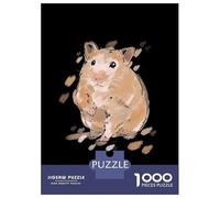 Rompecabezas De 1000 Piezas para Adultos Golden Hamster Portrait Rompecabezas para Adultos Juguetes Antiestrés Decoración Perfecta Cumpleaños Y Navidad 38x26cm/1000pcs