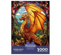 Rompecabezas De 1000 Piezas para Adultos Golden Heaven Elder Dragon Rompecabezas para Adultos Juguetes Antiestrés Patrón De Montaje Oferta como Regalo para Toda La Familia 38x26cm/1000pcs