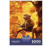 Rompecabezas De 1000 Piezas para Adultos Golden Monkey in Autumn Tree Rompecabezas para Adultos Juego De Ingenio Desafío Difícil Desafiante De Completar 38x26cm/1000pcs